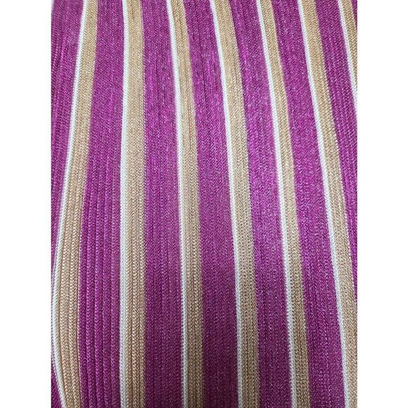 Future Collective x Target Striped Metallic Sheer Knit Wide Leg PANTS ONLY Sz. X - Picture 7 of 8